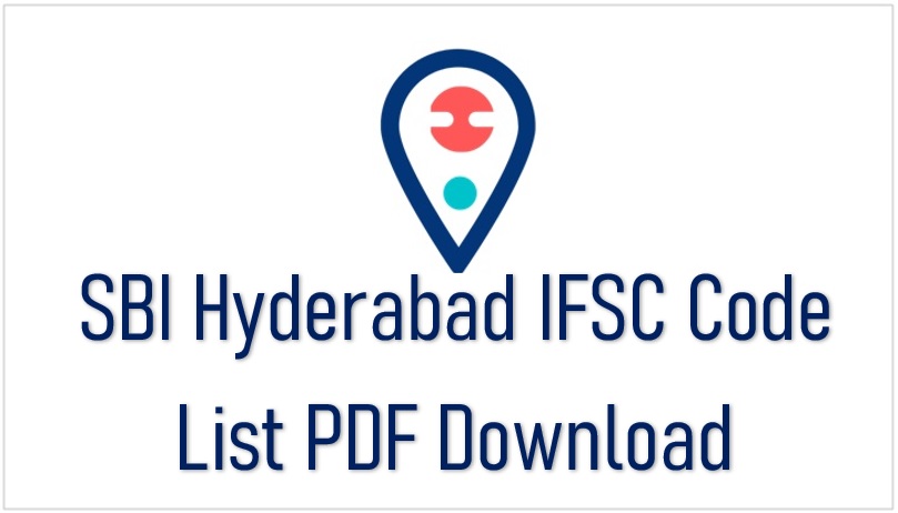 SBI Hyderabad AP IFSC Code List PDF Download