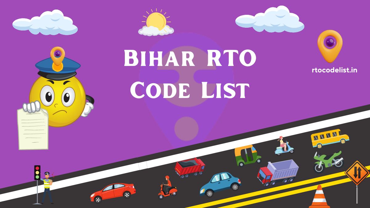 Bihar RTO Code List 2023 PDF