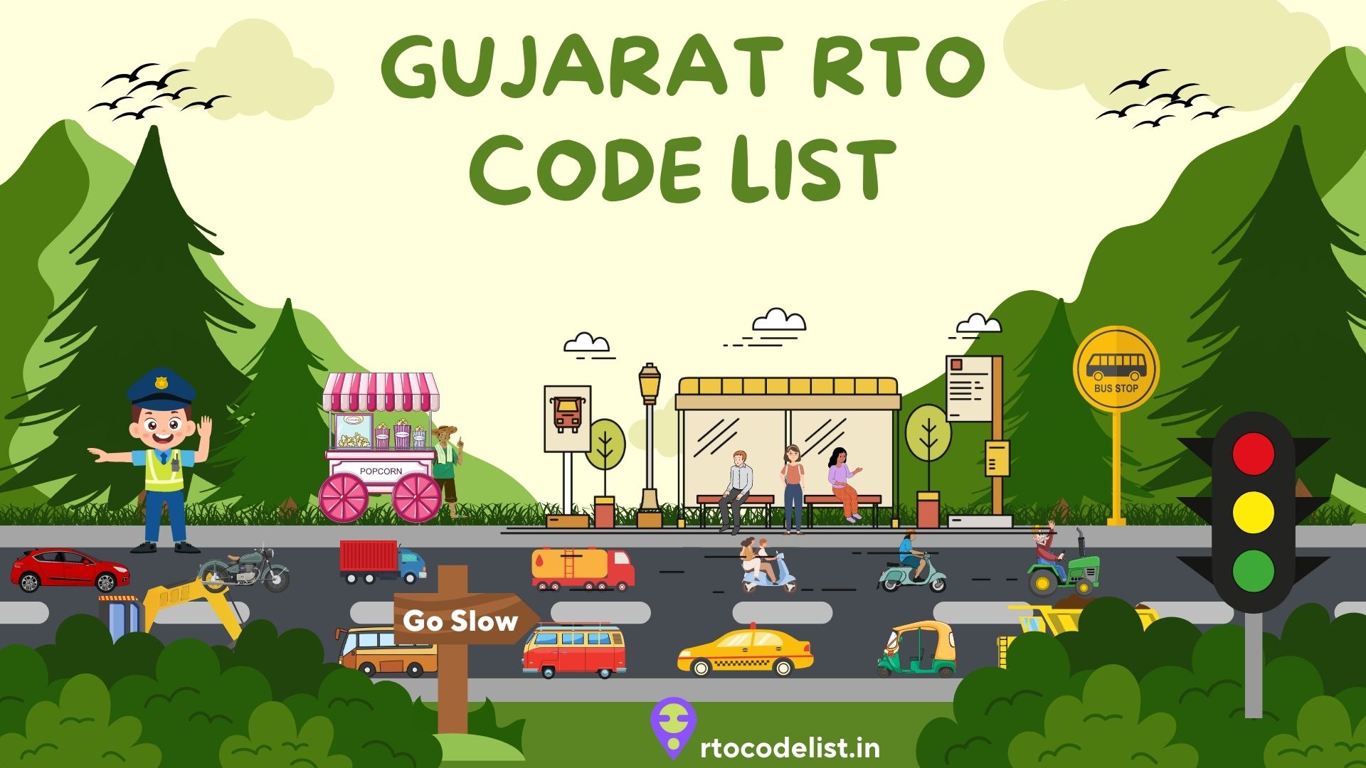 Gujarat RTO Code List 2023 PDF