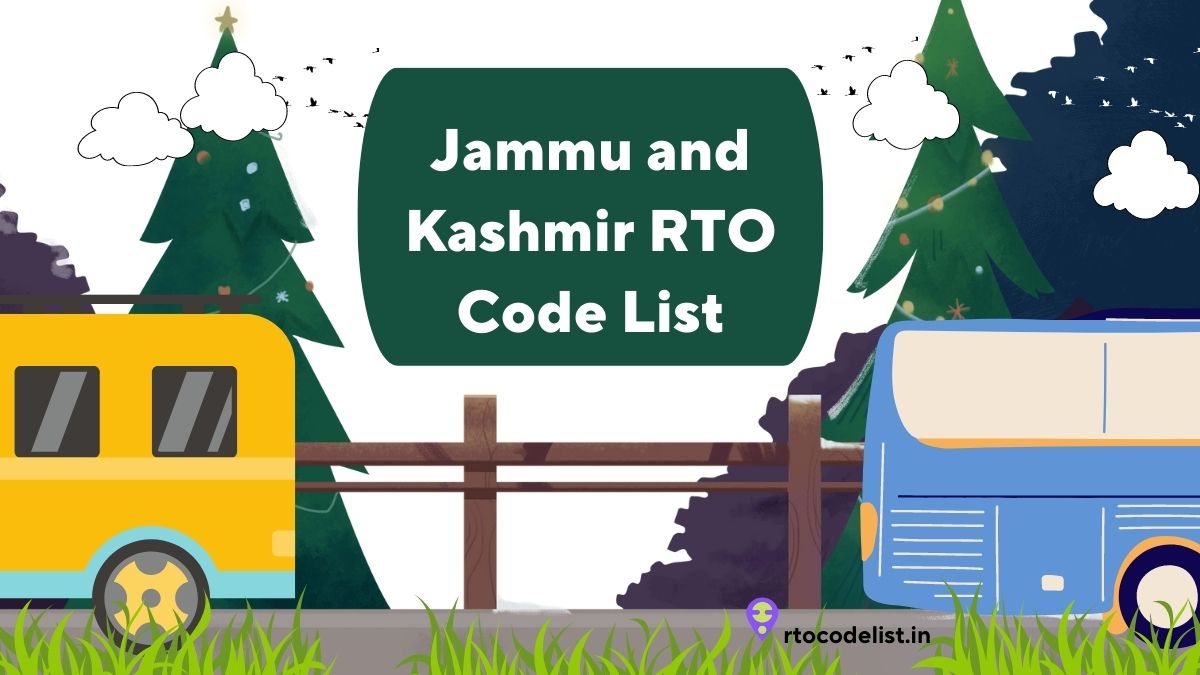 Jammu and Kashmir RTO Code List 2023 PDF