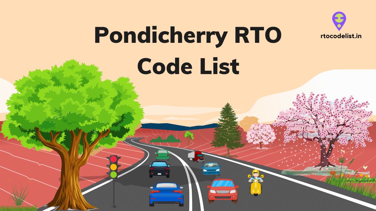Pondicherry RTO Code List 2023 PDF