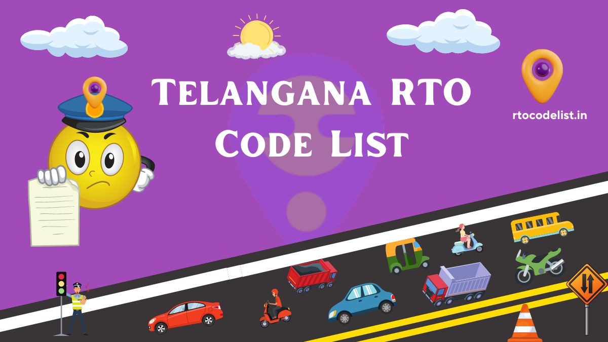 Telangana RTO Code List 2023 PDF