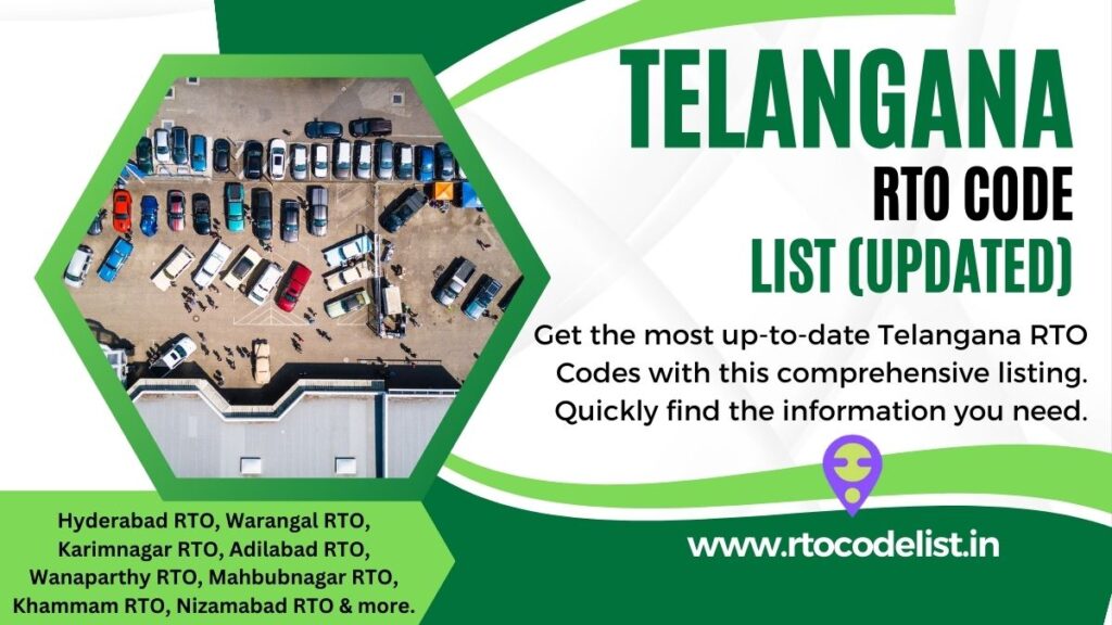 Telangana RTO Code List (Updated)